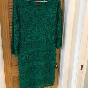 Neiman Marcus brand lace shift dress